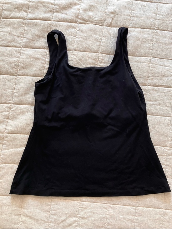 Free Label Tops - Free Label Rina Tank in Black Bamboo